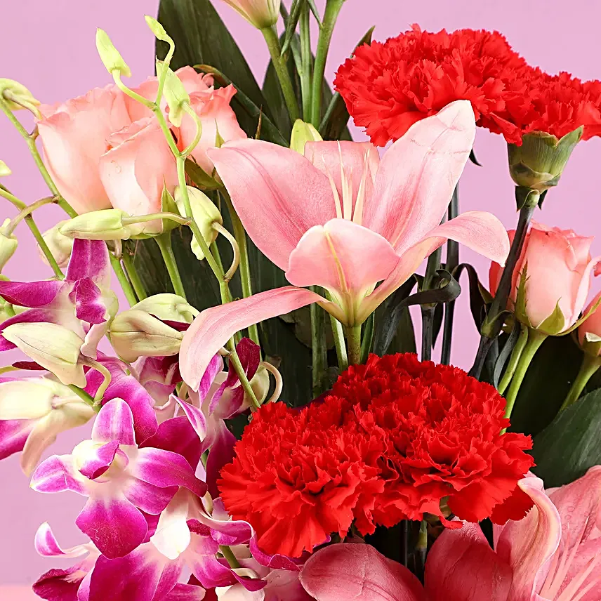 Beautiful Mixed Flower Vase